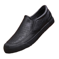 Lazy slip-on ເກີບຫນັງ, ເກີບບາດເຈັບແລະຜູ້ຊາຍ, ສະບັບພາສາເກົາຫຼີ, ເກີບຄົນອັບເດດ: ທັງຫມົດ, ເກີບຜູ້ຊາຍ, 2023 ດູໃບໄມ້ລົ່ນ sneakers ໃຫມ່ສໍາລັບຜູ້ຊາຍ