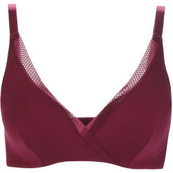 Jinsanta Mulberry Silk ຜ້າໄຫມໄຮ້ສາຍ Bra Push Up ສະດວກສະບາຍ breathable ຊຸດຊັ້ນໃນ sexy ແມ່ຍິງດູໃບໄມ້ລົ່ນ