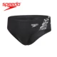 Quần bơi Speedo nam tam giác nam đồ bơi gợi cảm đào tạo chuyên nghiệp in ấn cổ điển suối nước nóng quần bơi nam - Nam bơi đầm