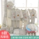 Bộ quần áo sơ sinh cotton cho bé sơ sinh mùa hè 0-3 tháng 6 món quà sơ sinh cho bé sơ sinh