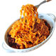 Korean imported double spicy turkey noodles instant noodles