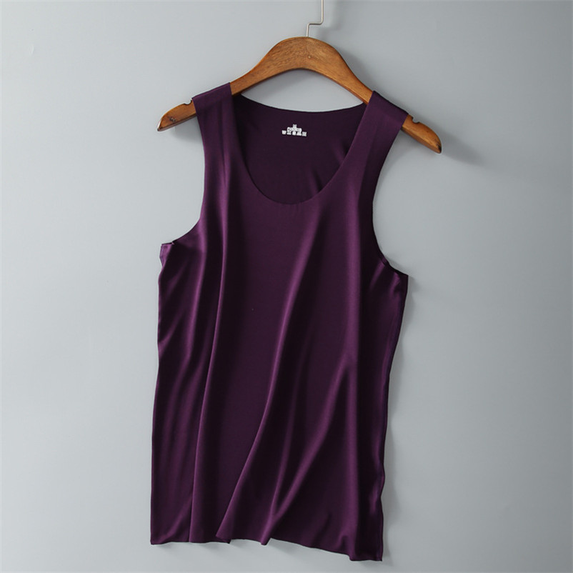 Không quét vest nam chặt chẽ tốc độ thể thao đàn hồi băng khô băng tay t-shirt Vòng cổ đáy áo vai bãi biển mùa hè