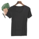 Mùa xuân và mùa hè phương thức cotton không có dấu vết ngắn tay nam kinh doanh Áo phông cổ chữ V mặc áo sơ mi bó sát bó sát trái tim nửa tay áo áo thun pierre cardin