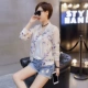 Mùa hè 2019 mới mỏng phần chống nắng quần áo áo ngắn thoáng khí thời trang áo chống nắng quần áo bóng chày quần áo phụ nữ thủy triều - Áo khoác ngắn áo khoác lông nữ