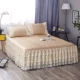 Mùa hè lụa băng mat ren giường bedspread váy ba mảnh vỏ bảo vệ 1.8m 1,5 m 2,0 chống trượt - Váy Petti váy giường khách sạn