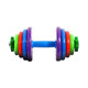 Dumbbell men's suit for fitness, a pair of arm muscle training, a detachable pair for home use, 10/20/30 kg, a pair of 15kg