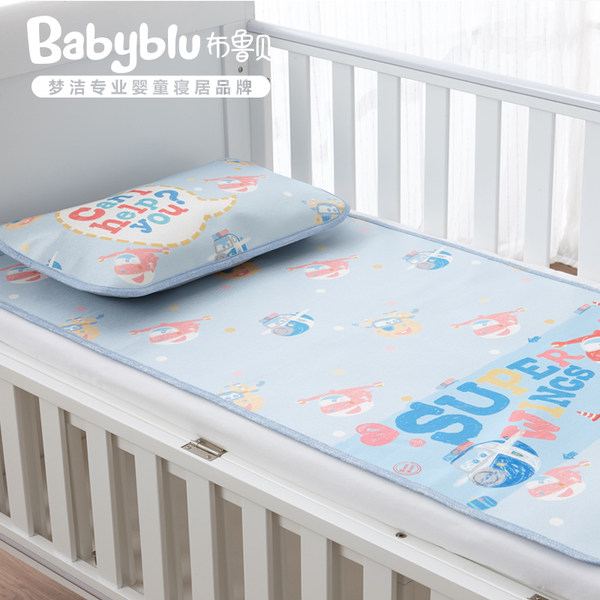 A类安全等级 梦洁婴童 babyblu 超级飞侠宝宝冰丝凉席 三件套 天猫优惠券折后¥48包邮(¥128-80)2色可选 A类安全等级 梦洁婴童 babyblu 超级飞侠宝宝冰丝凉席 三件套 天猫优惠券折后¥48包邮(¥128-80)2色可选