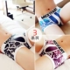 Phong cách hàn quốc sành điệu thương hiệu đồ lót nam sexy boxer quần đùi thoáng khí bó sát hợp thời trang quần bốn góc cotton cá tính - Giống cái