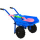 Children's stroller thickened two-wheeled house toy