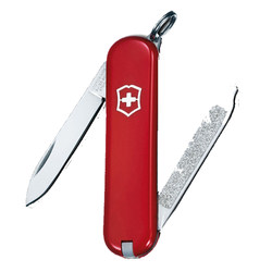 Swiss Army Knife ຂອງແທ້ Swiss Knife Victorinox 58mm Bugler 0.6163 Red Multifunctional Knife Gift Knife