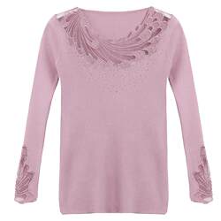 2023 New Korean Style Lace Sweater Women's Spring and Autumn Pullover Low Collar Slim Fit Stretch Bottoming Sweater trendy inside