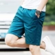 Quần short nam mùa hè mỏng phần năm quần nam quần đi biển nam mùa hè lỏng lẻo bảy điểm quần nam thủy triều quần jean ống rộng nam