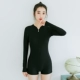 Áo tắm nữ 2018 mới bảo thủ che bụng là gầy gò học sinh thể thao cỡ lớn đồ bơi chuyên nghiệp mùa xuân nóng bỏng
