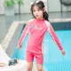 Đồ bơi trẻ em Hàn Quốc cho bé gái Xiêm áo tắm dài tay Cô gái toàn thân chống nắng lặn phù hợp với đồ bơi nam