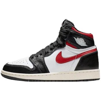 Air Jordan 1 AJ1 black toe red hook Joe 1 ຫ້າມຂາຍ 2.0 gym red555088-061