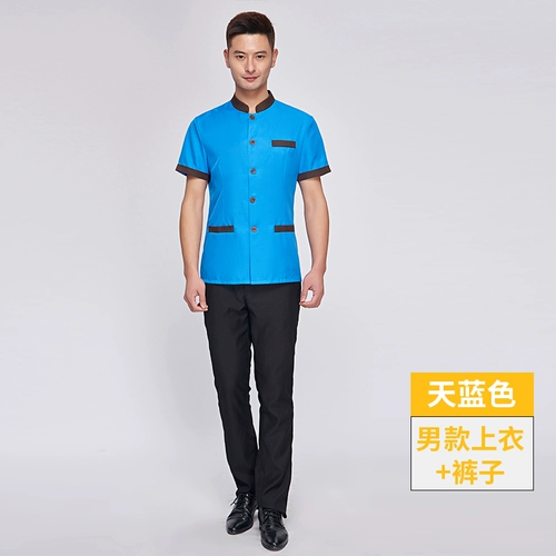 Комнатная униформа врача, летний комплект для работы, короткий рукав, рабочая одежда