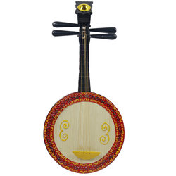 견고한 목재 소품 및 악기 중 Ruan Qin Qin, Pipa, Sanxian Yue Qin, 장식 장식품, 사진, 사진, 캣워크 및 공연 밴드