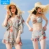 2018 mới siêu chia áo tắm nữ ba mảnh bikini bảo thủ ngực nhỏ tụ tập che bụng đồ bơi - Bộ đồ bơi hai mảnh hình ảnh áo tắm 2 mảnh Bộ đồ bơi hai mảnh