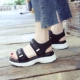 Giày thể thao mới 2018 nữ mùa hè Thời trang Hàn Quốc dày ulzzang Velcro giày nữ hoang dã