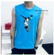 Áo thun cotton nam không tay XL áo dài ngang vai mỏng phần thể thao áo bóng rổ XL rộng vai vest thủy triều áo khoác ghi lê nam