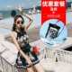 Bộ đồ tắm mùa xuân nóng bỏng che bụng thon gọn 2018 thời trang mới áo tắm gợi cảm retro màu đen Xiêm bảo thủ nữ đồ bơi - Bộ đồ bơi One Piece