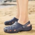 Mùa hè 45 XL giày lỗ thông thường cho nam Baotou sandal đế dày đi dép bán dép nam Dép