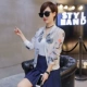 Mùa hè 2019 mới mỏng phần chống nắng quần áo áo ngắn thoáng khí thời trang áo chống nắng quần áo bóng chày quần áo phụ nữ thủy triều - Áo khoác ngắn áo khoác lông nữ