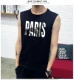 Học sinh nam áo thun không tay chơi bóng rổ cotton vai áo thể thao rộng rãi mồ hôi vest rộng kích thước mỏng vest áo ba lỗ tập gym