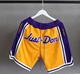 Supersonic Raptors James Lakers quần short chỉ tặng quần bóng rổ retro quần bóng sương mù năm quần