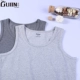 Áo vest nam cổ xưa và hiện đại, áo thun nam co giãn thoáng mát mùa hè Slim đáy quần thể thao áo thun mỏng