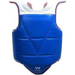 Jiurishan Taekwondo Chest Protector for Adults and Children, Thickened Chest Armor, Sports Protective Double-Sided Protective Gear, Training Chest Protector