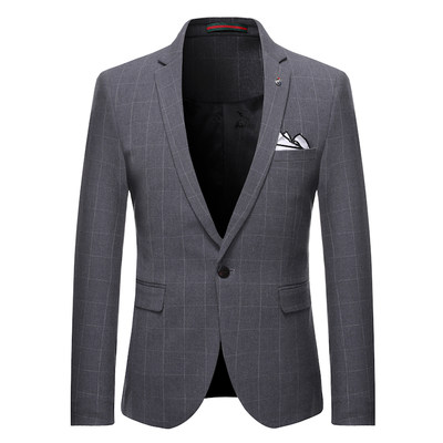Men's suit set body decoration three-piece groom wedding dress British style casual small suit men's business formal wear