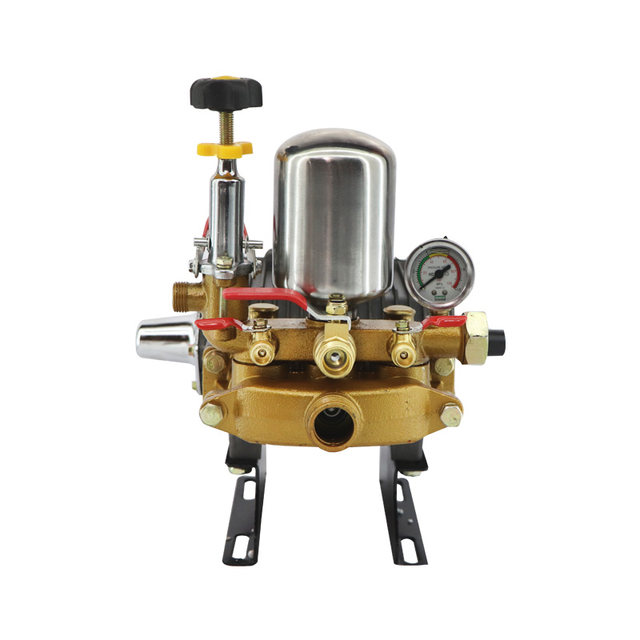 Agricultural high-pressure three-cylinder plunger pump cleaning pressure pump head