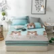 Giường một mảnh vỏ nệm bọc đầy đủ gói có thể tháo rời bụi chống trượt bông cotton Simmons trải giường