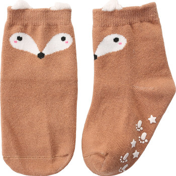 ຖົງຕີນເດັກນ້ອຍພາກຮຽນ spring ແລະດູໃບໄມ້ລົ່ນຝ້າຍບໍລິສຸດຂອງເດັກນ້ອຍກາງ calf socks non-slip ລຸ່ມກາຕູນຫນ້າຮັກຜູ້ຊາຍແລະແມ່ຍິງ infants and toddlers floor socks
