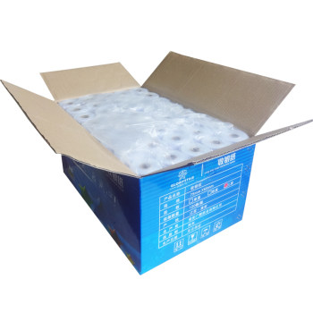 75*60 Three-Layer Carbonless Receipt Paper for Cash Registers, 120 Rolls/Box