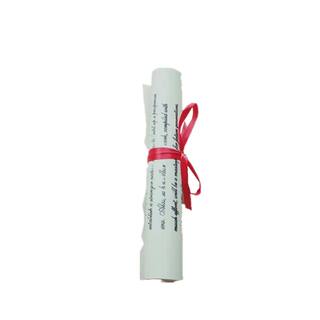 Vintage medieval handwritten painting on parchment