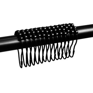 Thickened ball shower curtain hook curtain ring does not rust