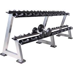 Dumbbell Men's Fitness Equipment Storage Rack Double-Layer Dumbbell Storage Rack Personal Training Double-Layer Dumbbell Rack Display Rack