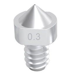 3D printer nozzle E3D V5V6 hard hardened steel mold steel nozzle ultra-hard wear-resistant and corrosion-resistant print head