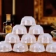 10 Gói Jingdezhen Bát cơm gia đình Bát gốm 4,5 inch Bữa tối Bát dao kéo Đặt bát súp nhỏ dĩa trắng