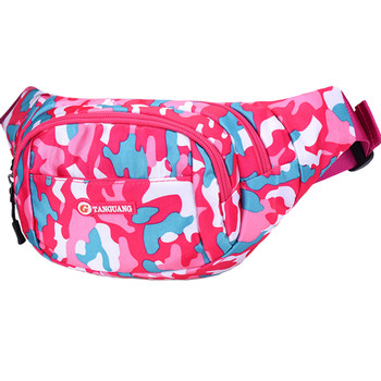 Fanny bag fashionable pink camouflage for women