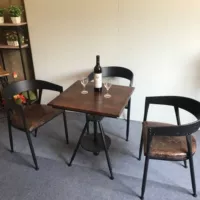 1 квадратная таблица+3 u -shape Стул (все -интузинная подушка