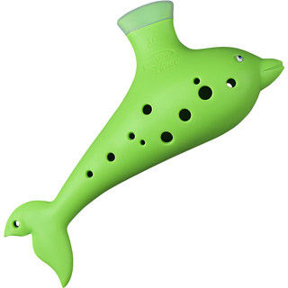 Plastic ocarina 12 holes for primary school students to learn anti-fall engraving