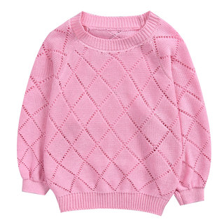 Spring and Autumn Pullover Baby Girl Loose Thin Bottoming Shirt