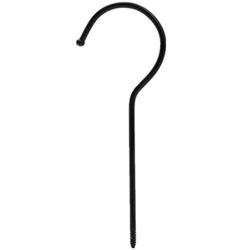 Clothing store hanger hook accessories hook thick long metal silver black solid wood plastic trouser clip flat round iron hook head