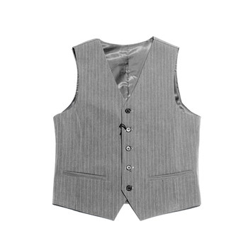 Spring Korean Style British Retro Slim Fit Linen Cotton Thin Casual Suit Vest Men's Suit Vest Dress Trendy