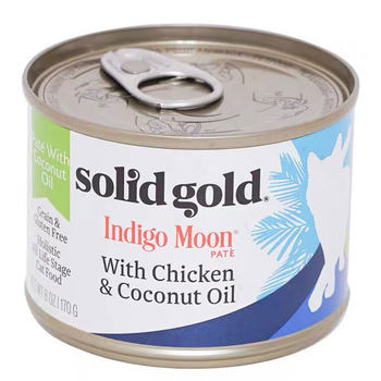 Corrupt Cat SolidGold Su Ligao Cat Can Gold Grain-Free Coconut Oil Staple Cat Canned Cat ອາຫານປຽກ