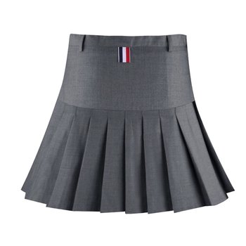 tbaachic ສະບັບພາສາເກົາຫຼີ tb pleated skirt ສັ້ນ skirt ແມ່ຍິງແອວສູງ a-line skirt ins super hot tennis skirt ວິທະຍາໄລແບບ skirt