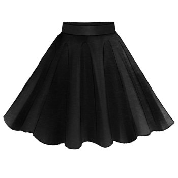 ສິ້ນສັ້ນຂອງຜູ້ຍິງ A-Line High Waist Sun Umbrella Skirt Pleated Puff Skirt Pants Skirt Bottoming 2024 Spring and Summer Style New